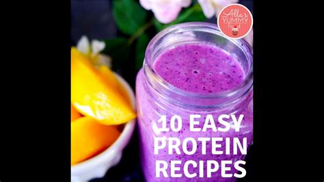 easy protein recipes youtube