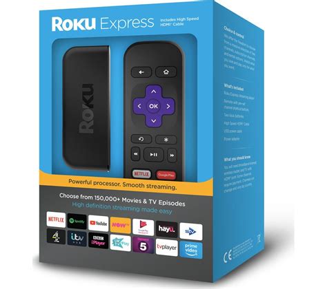roku express smart  player fast delivery currysie