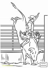 Coloring Rodeo Pages Clown Color Getcolorings Printable Bull sketch template