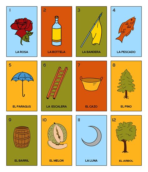 mexican bingo cards  printable     printablee