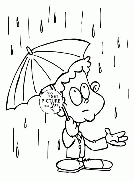 printable rain coloring pages coloring home