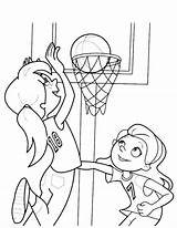 Coloring Basketball Pages Nba Printable Girls Players Player Jersey Girl College Two Court Getcolorings James Drawing Team Color Ncaa Getdrawings sketch template