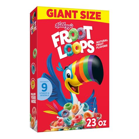 kelloggs froot loops breakfast cereal shop cereal