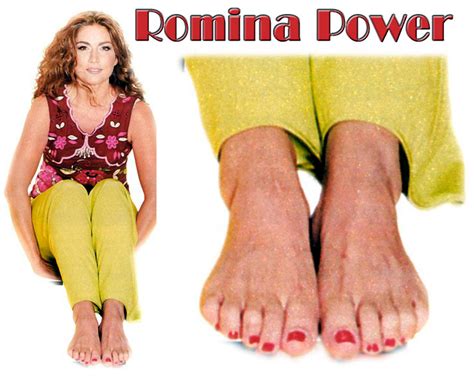 Romina Power S Feet