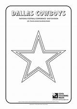 Coloring Nfl Pages Cowboys Dallas Football Logos Teams Cool Sheets Chair American Team Print Objects Logo Printable Colouring National Template sketch template