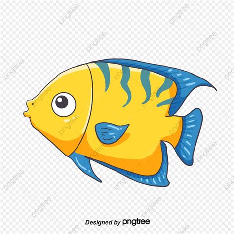 yellow fish clipart transparent background yellow cartoon fish clipart fish clipart cartoon