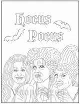 Hocus Pocus Pages sketch template