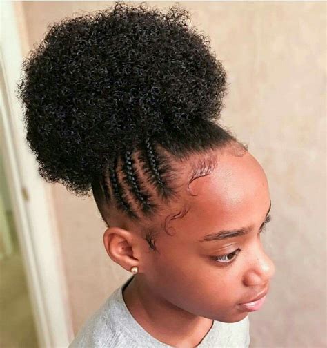 afro puff natural hairstyles  kids natural hair