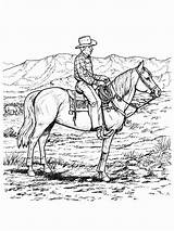 Coloring Saddle Horseback sketch template