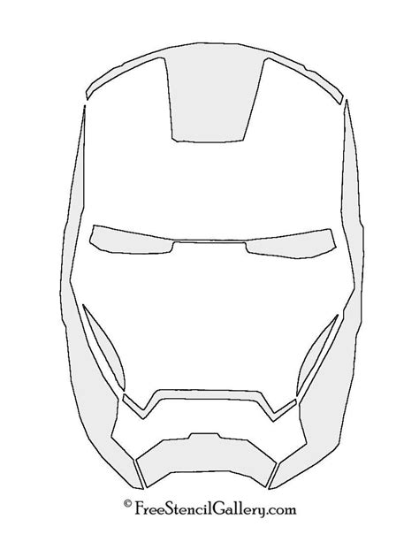 iron man mask stencil iron man mask iron man pumpkin superhero mask