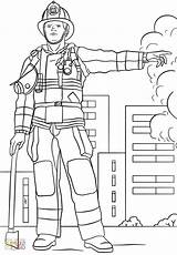 Firefighter Firefighters Fighter Nocl sketch template