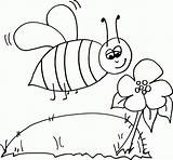Coloring Bumblebee Bee Pages Bumble Outline Colouring Template Cliparts Clipart Finished Clipartbest sketch template