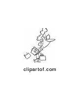 Cartoon Vector Lazy Worker Doing Job Office His Tags sketch template