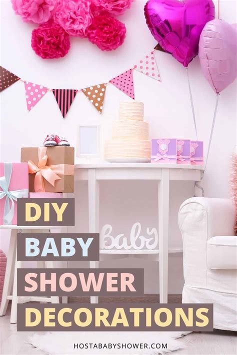 diy baby shower decorations host  baby shower