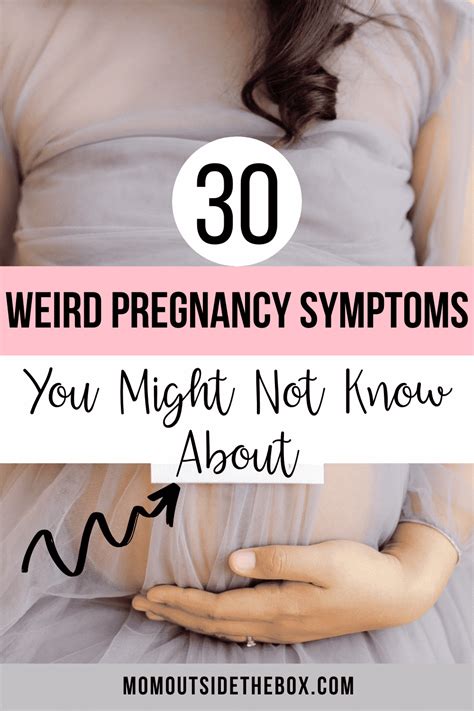 30 Weird Pregnancy Symptoms You Might Not Know About – Artofit