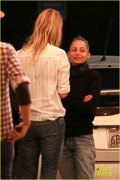 cameron diaz and benji madden get candid with nicole richie at dinner photo 3159039 benji