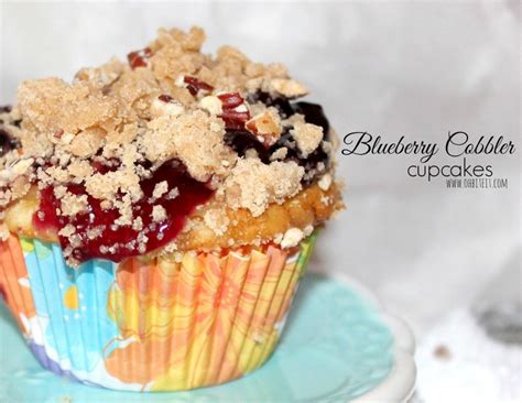 ~blueberry cobbler cupcakes cupcake recipes blueberry