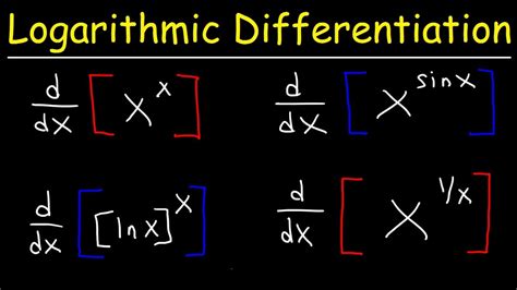 introduction  logarithmic differentiation youtube
