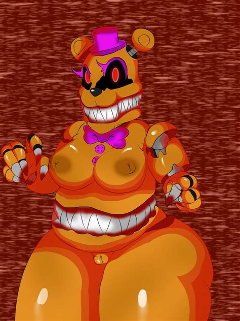 rule 34 animatronic areola bear big breasts breasts erect nipples female five nights at freddy