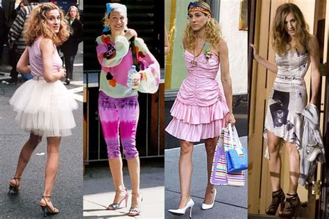 can we just admit the outfits on sex and the city were a