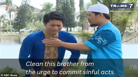 islamic exorcisms performed on indonesian tv to cleanse lgbt people daily mail online