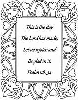Pages Bible Rejoice Glad Verse Psalms Proverbs Adult sketch template
