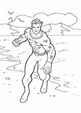 Aquaman Coloring Pages Getdrawings Lego sketch template