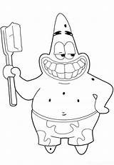 Patrick Star Coloring Pages Getcolorings sketch template