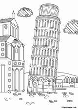 Pisa Favoreads Freestanding Leaning Salvato Sights sketch template