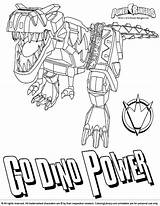 Rangers Power Coloring Pages Printable Dino Megaforce Thunder Kids Library Book Clipart Getdrawings Print Popular sketch template