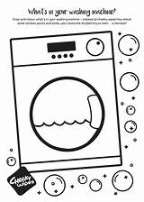 Colouring Mumbler Washing Downloadable Ryedale sketch template