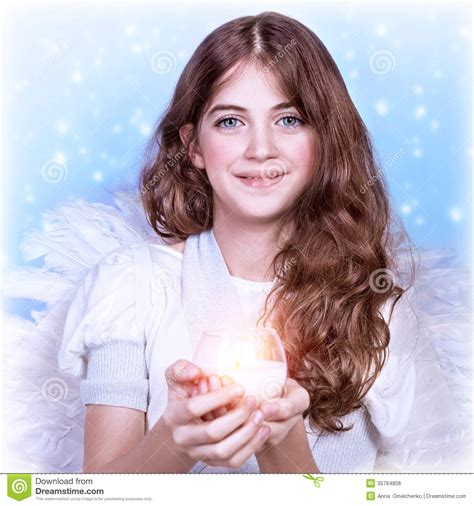 Sweet Angel Girl Royalty Free Stock Image Image 35764806