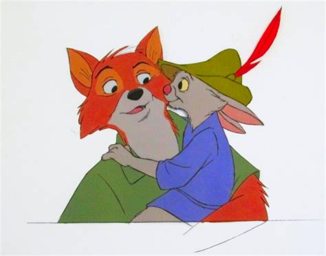 Walt Disney Production Cels Robin Hood And Skippy Walt