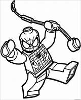 Lego Spiderman Coloringpagesonly sketch template