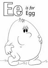 Letter Egg Coloring Elephant Pages Preschool Alphabet Printable Worksheets Color Super Activities Kindergarten Writing Letters Drawing Craft Abc Learning Crafts sketch template