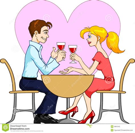 Dating Couple Stock Vector Illustration Of Alcohol