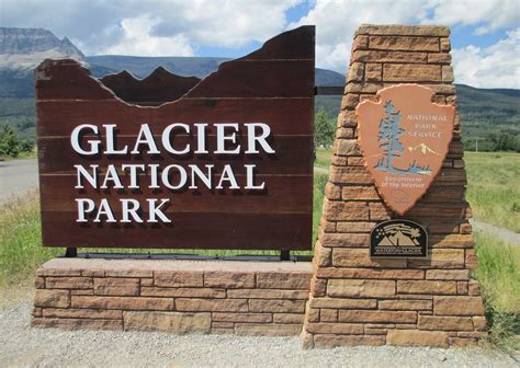 glacier national park sign glacier county montana flickr