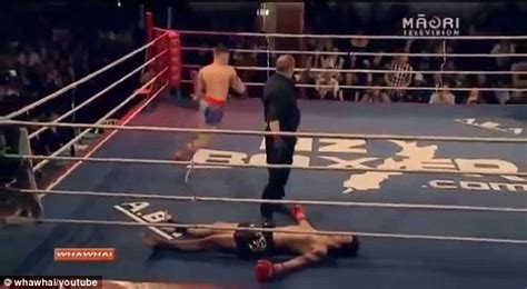new zealand kickboxer s bizarre reaction after he gets knocked out