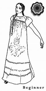Coloring Pages Mexican Dress Night Traditional Printable sketch template