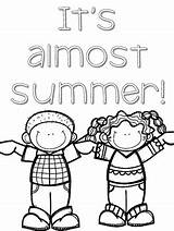 End Year Coloring Pages Summer sketch template