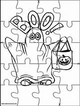 Halloween Jigsaw Printable Puzzles Kids Cut Puzzle Websincloud Drawing Coloring Pages Visit Activities sketch template