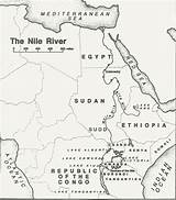 Nile River Bible Atlas Concise Coloring Pages Cataracts sketch template