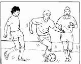 Soccer Coloring Team Pages Printable Sports Field Players Print Develop Sensory Skills Motor Fine Kids sketch template