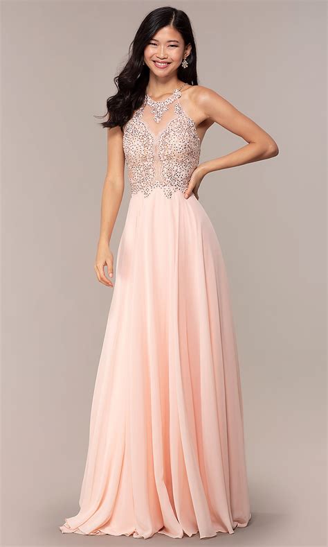 blush pink jvnx by jovani long prom dress promgirl