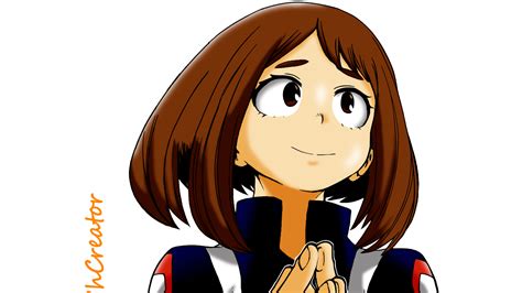 Desktop Wallpaper Cute Ochako Uraraka Boku No Hero