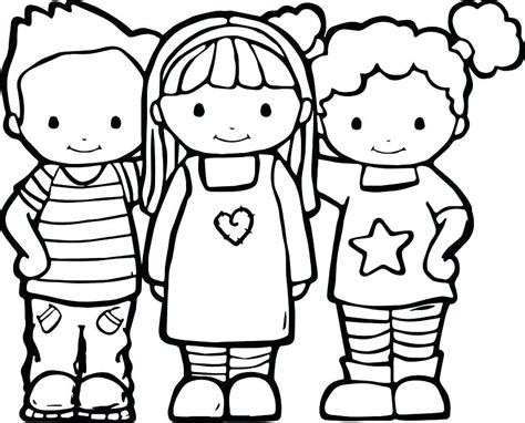 friendship day coloring pages  getdrawings