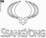 Ssangyong Logodix sketch template