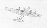 Coloring Pages War Ii Bombers Japanese Filminspector 17d Markings Captured Put Their sketch template