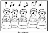 Christmas Colouring Singing Printable Eparenting sketch template