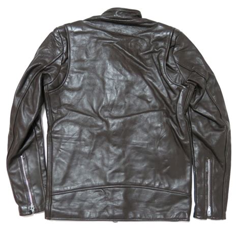 brimaco cafe racer leather jacket  choco foremost